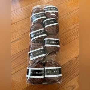 8 skeins Jo Sharp 8 ply DK Pure Wool color 804 Embers dye lot 35039